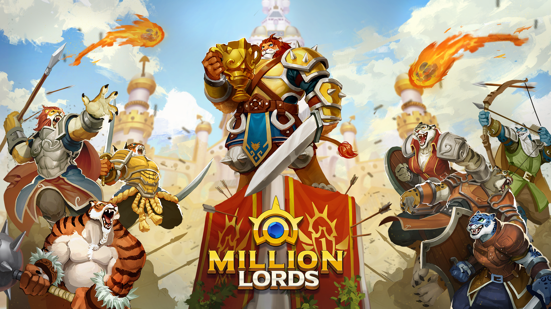 Million Lords  MMORTS on mobile